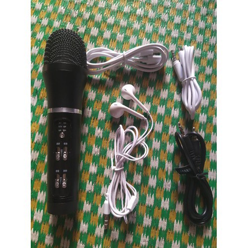 Mic hát karaoke hỗ trợ livestream c25 - Chính hãng