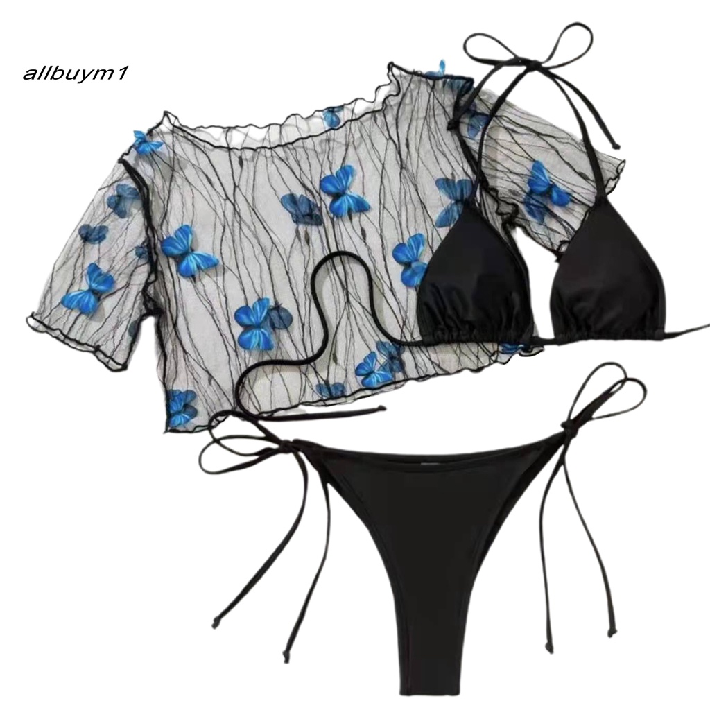 Bộ Đồ Bơi bikini Xuyên Thấu Thoải Mái Dễ Điều Chỉnh Cho Nữ