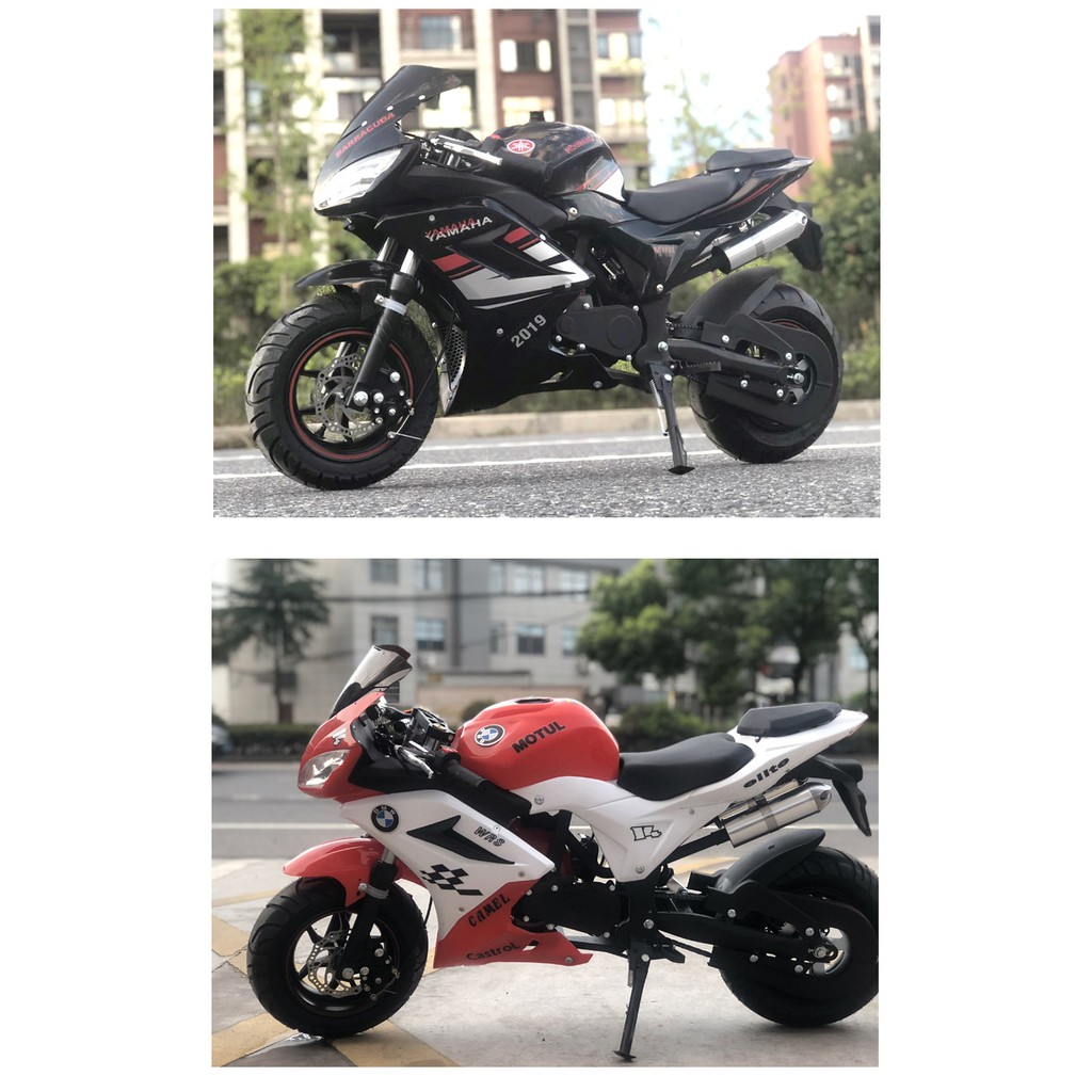 MOTO MINI R15 NHẬP KHẨU CHÂU ÂU | XE RUỒI MINI R15 | XĂNG PHA NHỚT | PHIÊN BẢN CÓ ĐỀ+ĐÈN+GIẢM SÓC TRƯỚC SAU
