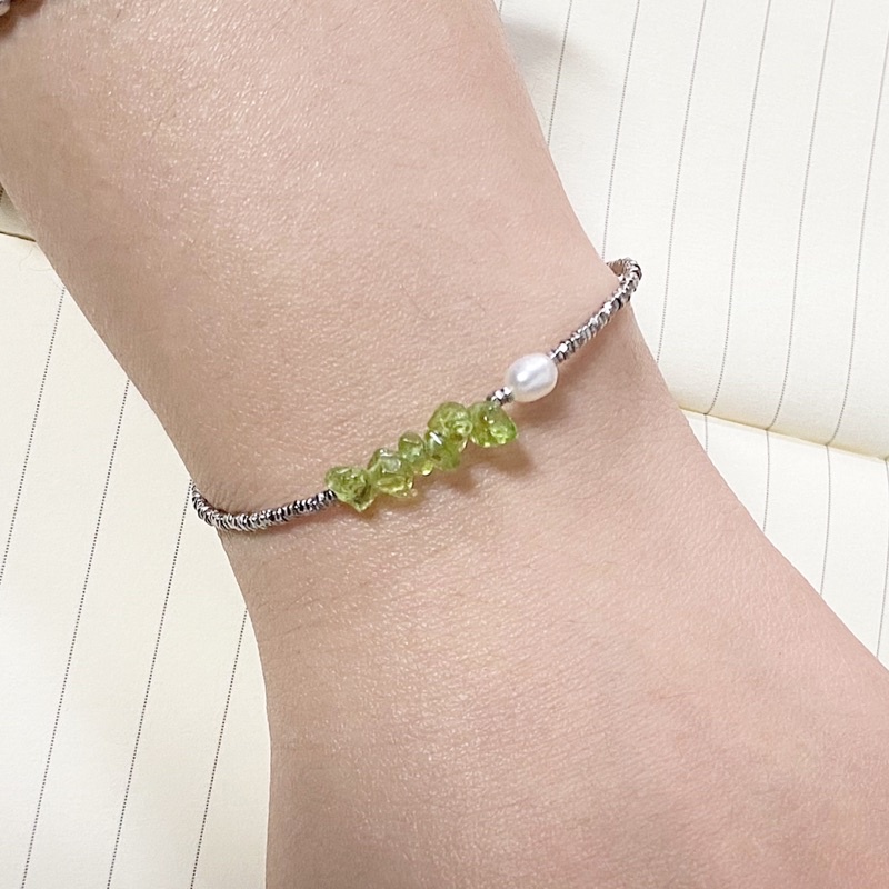 Vòng tay Peridot handmade