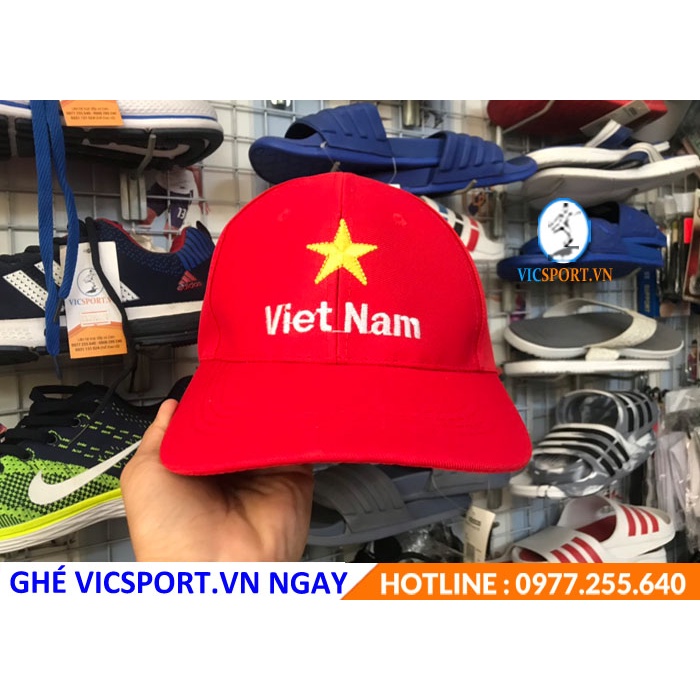 Mũ Lưỡi Chai, Nón Kết Việt Nam, Cờ Đỏ Sao Vàng Cổ Vũ Mùa AFF Cup - Vicsport