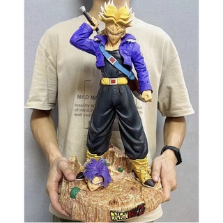 Cao 51cm - nặng 3,2kg Mô hình cao cấp Dragonball - Super Saiyan Trunks SS2 - Có 2 đầu thay thế
