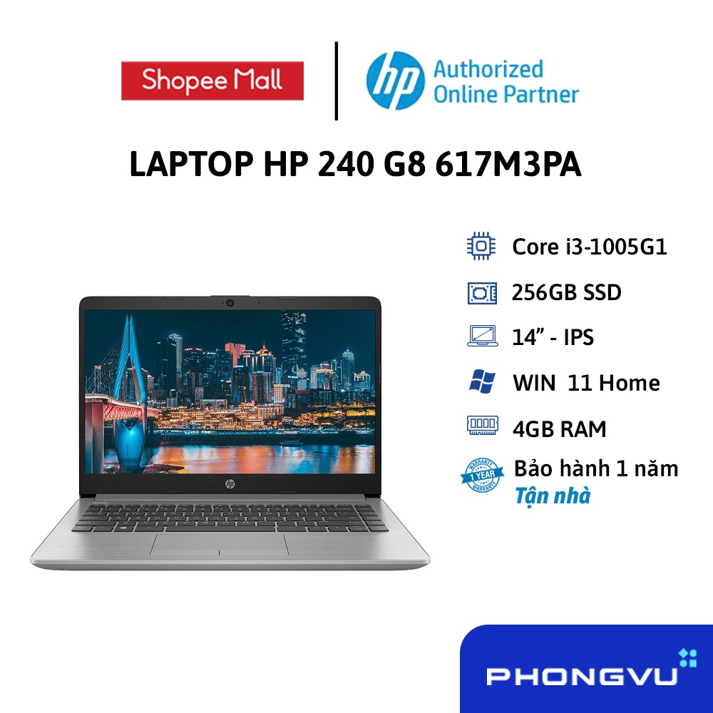 Laptop HP 240 G8 617M3PA - Bảo hành 12 tháng