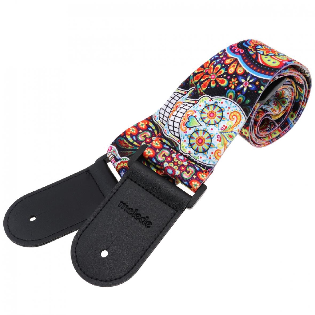 Dây Đeo Đàn guitar Bằng Da pu Rộng 5cm Dài 110-150cm Có Thể Điều Chỉnh
