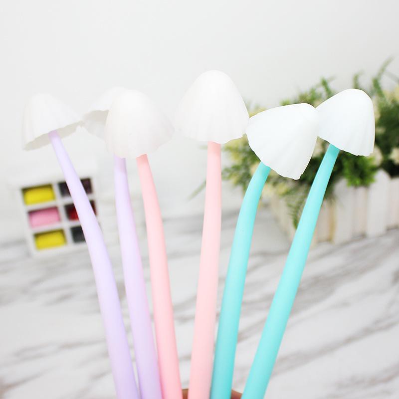 Bút nấm đổi màu D220 viết gel hoạt hình dễ thương kute