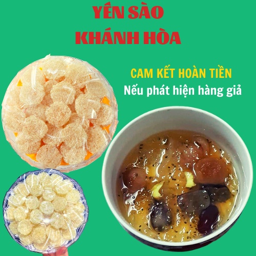 Yến Viên Baby 100gram - Tặng Sét Đồ Chưng Kèm - Nguồn Yến Từ Biển Đảo Nha Trang - Khánh Hòa