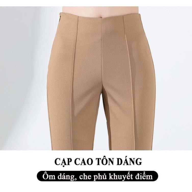 QUẦN TÂY ỐNG LOE CẠP CAO TÔN DÁNG CHÂN DÀI NHƯ SIÊU MẪU CHẤT VẢI TUYẾT MƯA SIÊU ĐẸP THỜI TRANG NỮ BANAMO 434