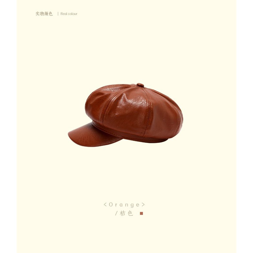 Mũ nồi da PU (unisex) 130k