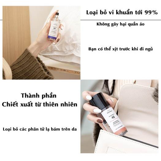 Xịt thơm quần áo DKY lưu hương thơm lâu, chống muỗi, chống nấm mốc tủ quần áo 80ml - KOCODA