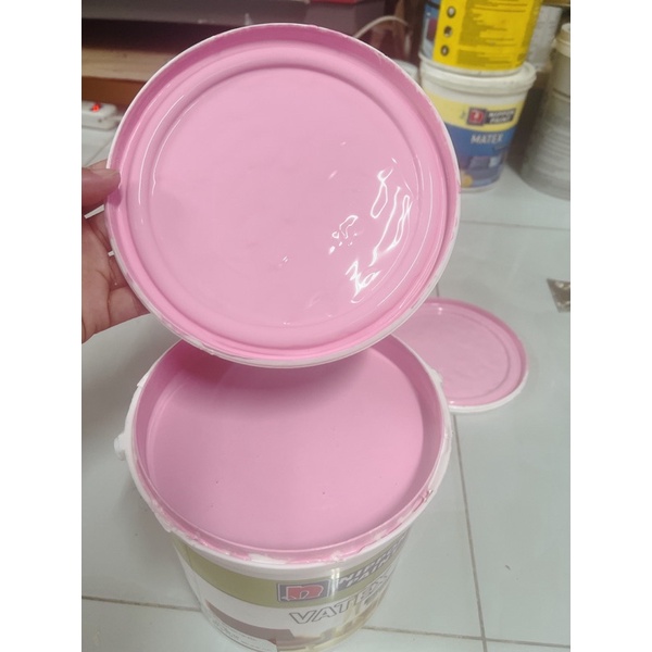 10kg Sơn Trong nhà cao cấp nippon chính  hãng  Nhật  bản (2B-1p) tông Hồng 10kg