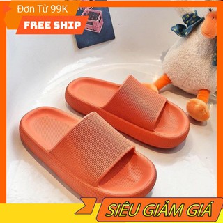 Dép nam nữ  Dép thông hơi ulzzang bánh mì độn đế 4 cm siêu nhẹ chống trượt nhiều màu