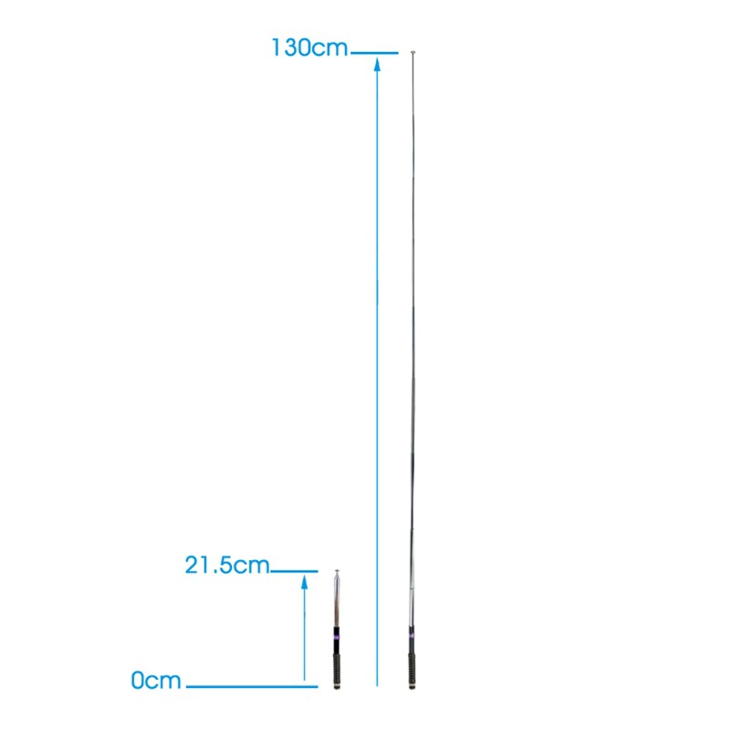 Ăng Ten Bnc Cho Icom V8 V80 Ic-V82 Ic-U82 Walkie Talkie Vhf 136-174mh