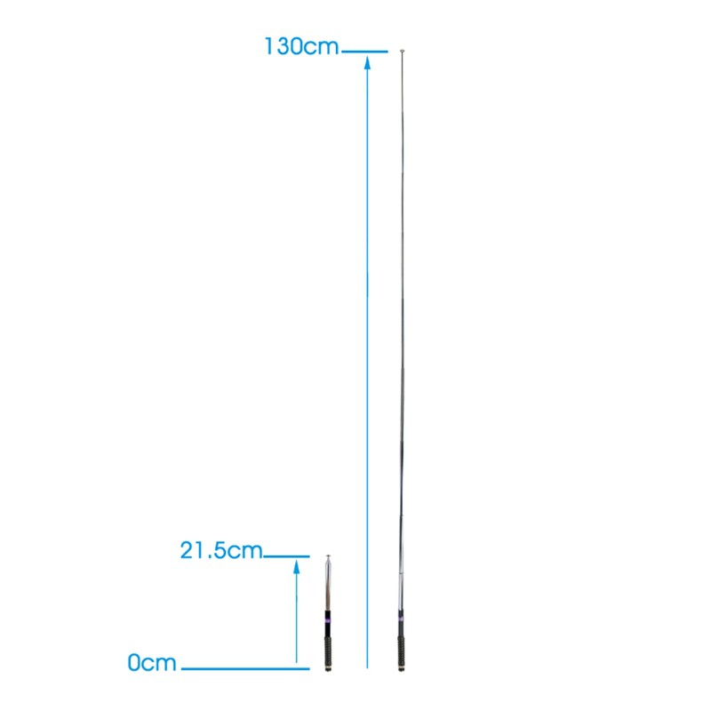 Ăng Ten Bnc Cho Icom V8 V80 Ic-V82 Ic-U82 Kenwood Tk310 Walkie Talkie Two Way Radio Vhf 136-174mhz