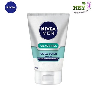 Sữa Rửa Mặt Nam Có Hạt Mát-Xa Kiểm Soát Nhờn Nivea 84428100g