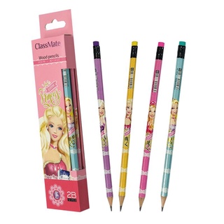 [Bút chì Classmate]_Bút chì gỗ có tẩy 2B Princess PC01-PR