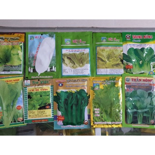 Chỉ 50k combo 10 gói hạt giống rau