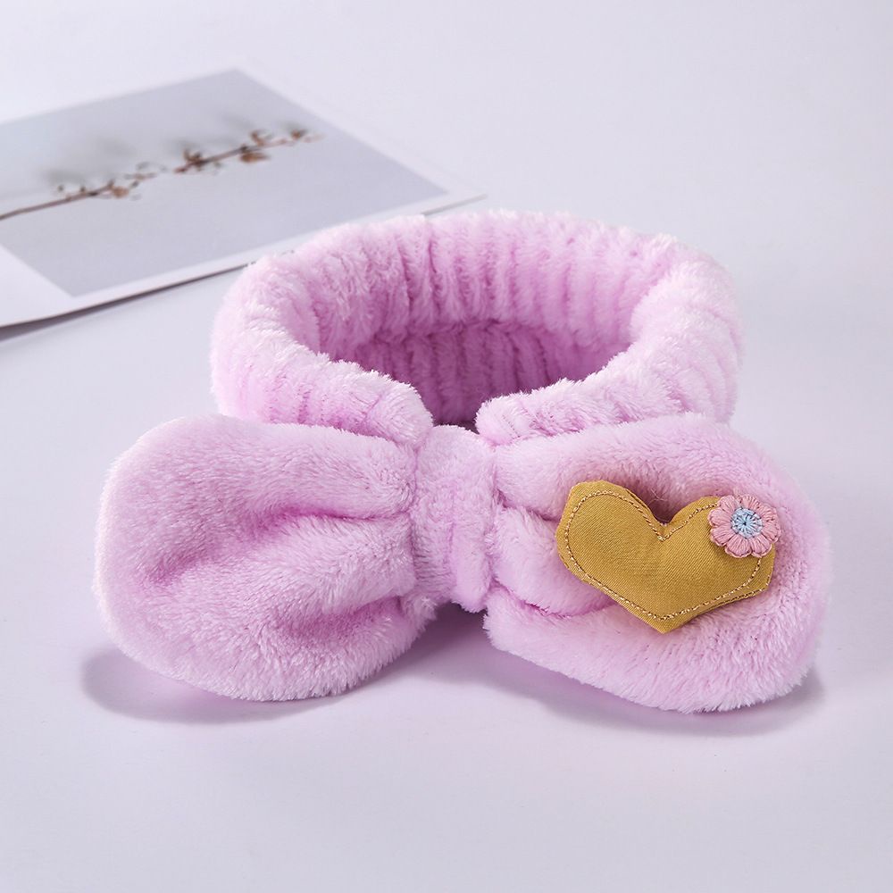 Băng đô nữ co giãn bằng vải nhung chống trượt đáng yêu thời trang