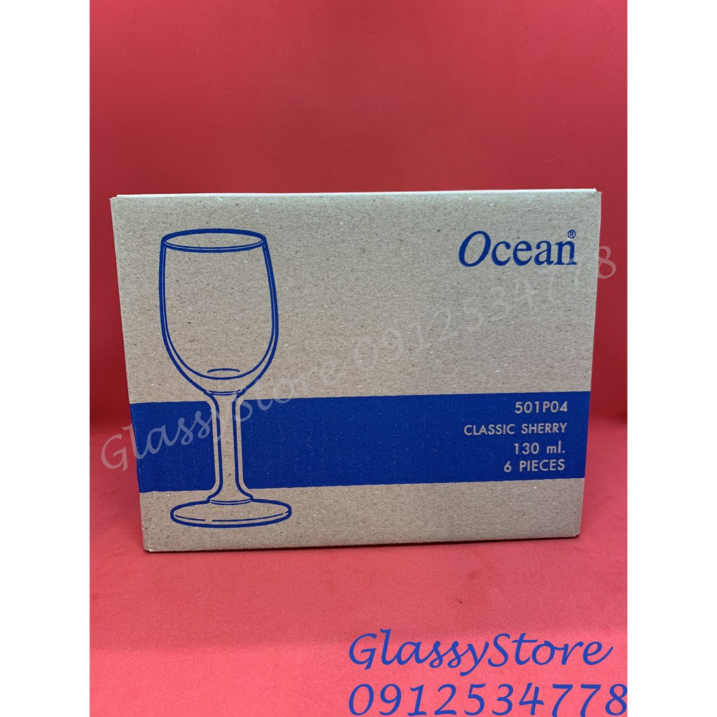 Ly (cốc) rượu vang thủy tinh Ocean Classic Sherry – 1501P04 – 130ml (Hàng nhập khẩu Thái Lan chính hãng)