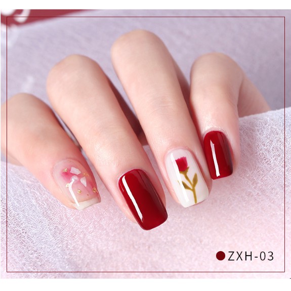 Sơn gel AS RED | Mã ZXH | Màu Đỏ