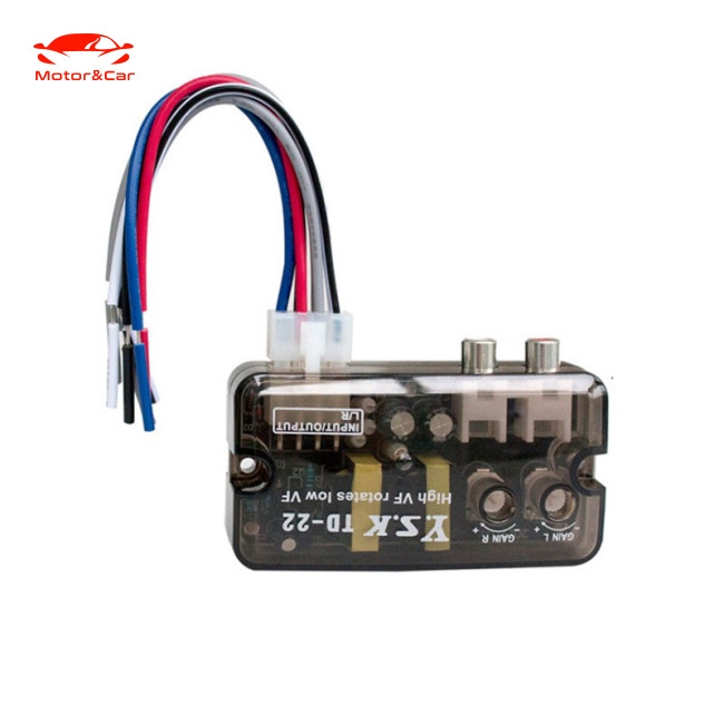 Bộ tiếp hợp chuyển đổi âm thanh tự động 12V TD-22 từ tần số cao sang tần số thấp cho xe hơi