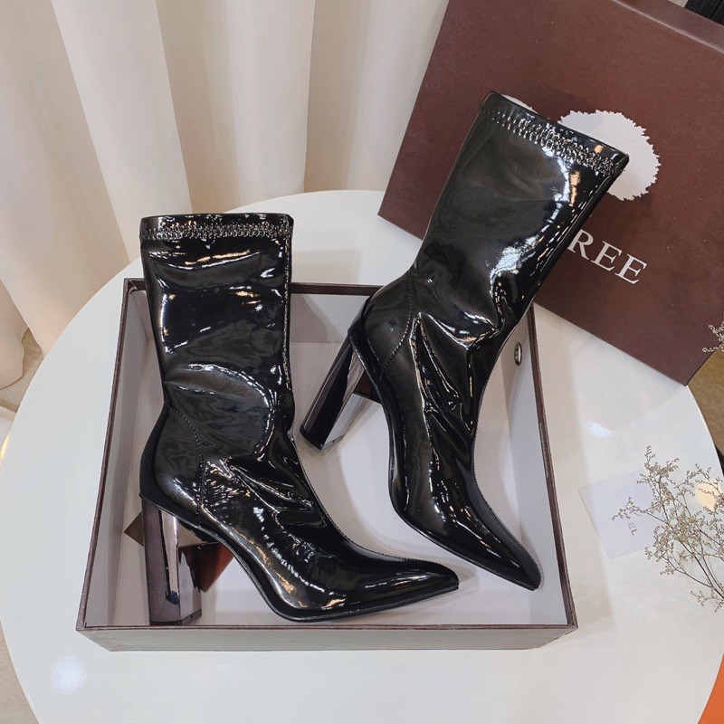 Bốt boot lửng bigtree gót gương fullbox hàng quảng châu cao cấp | BigBuy360 - bigbuy360.vn