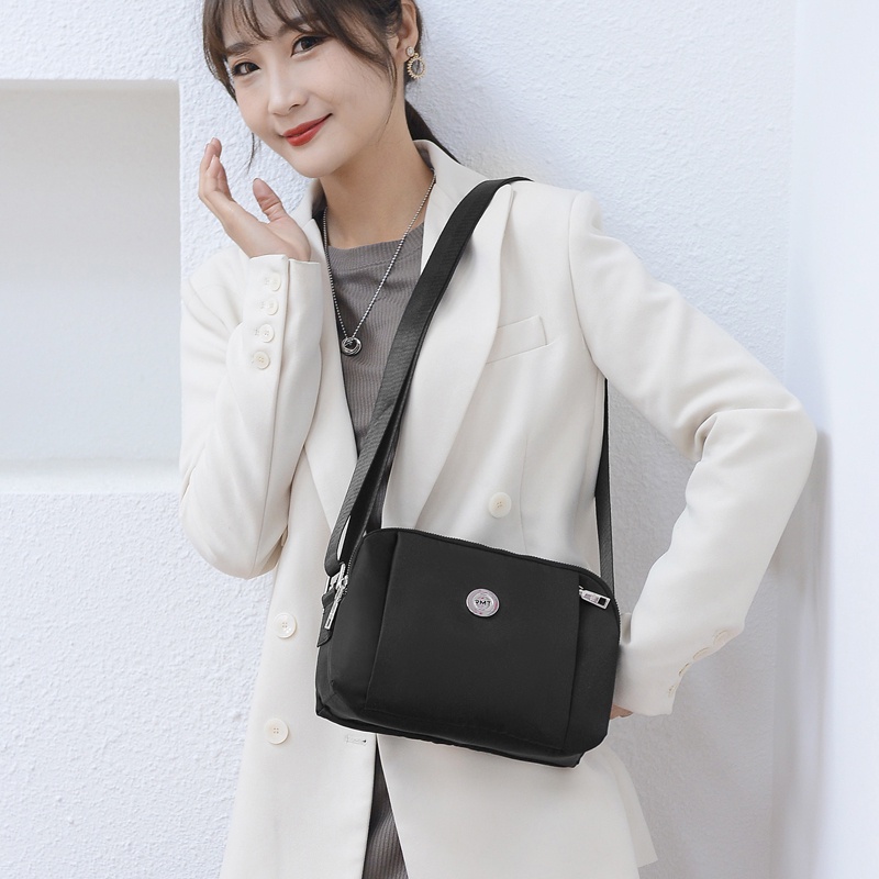 Túi Đeo Chéo Vải Oxford Ni Lông Cỡ Nhỏ Phong Cách Mới Cho Nữ
