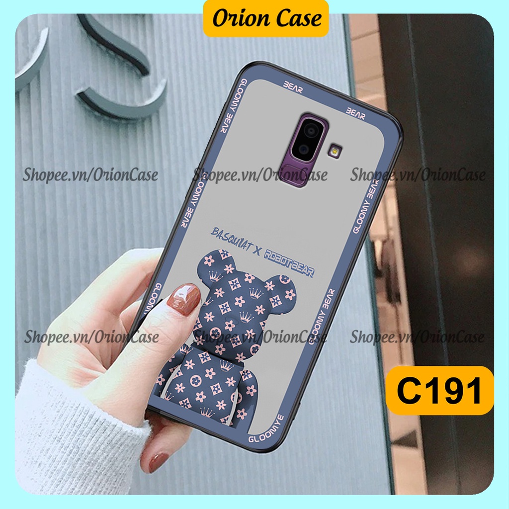 Ốp lưng Samsung J6 2018 / J6 Plus / J6+ / J8 in hình bearbrick 3D thời trang, cá tính. ốp chống sốc, bền đẹp