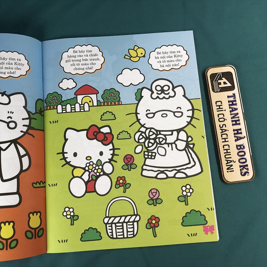 Sách - Hello Kitty - Rèn Luyện Khả Năng - Bộ 4 quyển (Sách tô màu dành cho trẻ 3+)