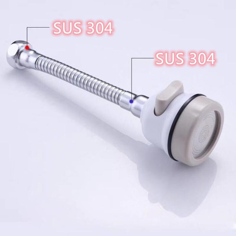 Đầu vòi rửa chén tăng áp 3 mức độ cho bồn rửa chén chất liệu inox 304+ABS đầu phun tia nước cực mạnh