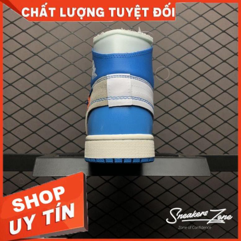 (FREESHIP+HỘP+QUÀ) Giày thể thao AIR JORDAN 1 OFF WHITE Retro High University UNC xanh trắng siêu đẹp cho nam và nữ | BigBuy360 - bigbuy360.vn