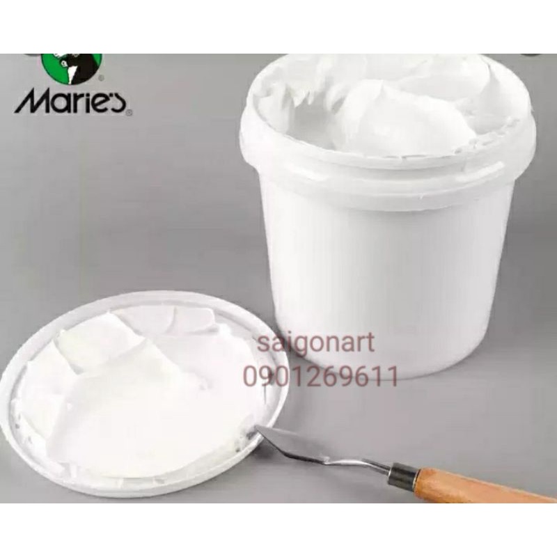 Gesso, Hồ Toan Bảo Vệ Nền Và Bột Đắp Nổi 3D Trang Phù Điêu Maries