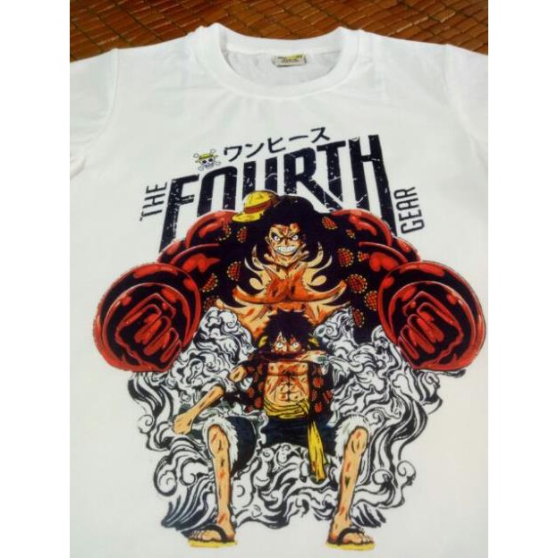 SIÊU HOT -  Áo thun one piece luffy gear 4 siêu ngầu kèm ảnh thật (in tại shop)  /  có size trẻ em