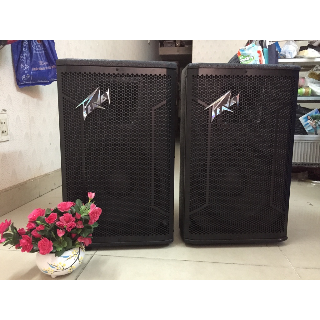 Cặp Loa Pevey thùng sơn bass 30 chơi nhạc sóng