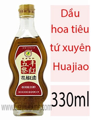 DẦU HOA TIÊU TỨ XUYÊN 330ML - SICHUAN PEPPER OIL - HUAJIAO