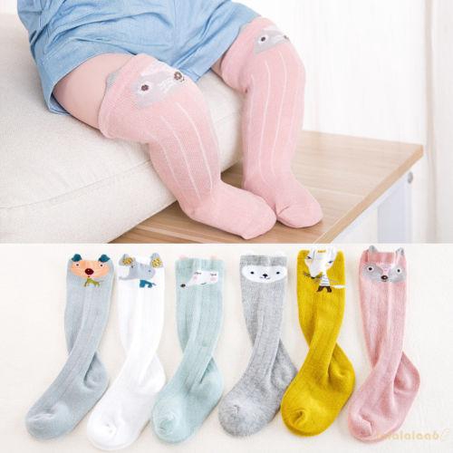 Cặp vớ cotton dài hình cáo dễ thương cho bé gái