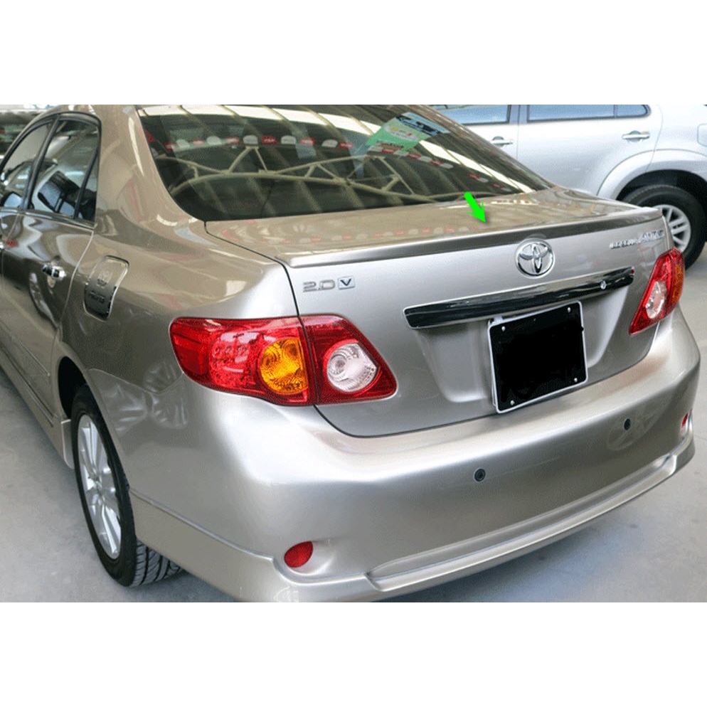 Đuôi gió liền cốp Toyota Altis 2009-2013 hàng mộc chưa sơn