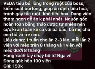 Thuốc búi lông cho mèo