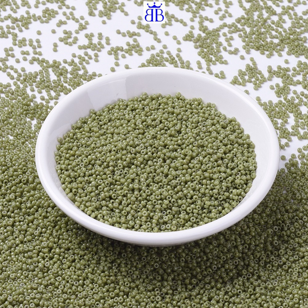 Bộ 1111 Hạt Xỏ Lỗ Kiểu Nhật 11 / 0  Kích Thước 11 / 0 2x1.3mm