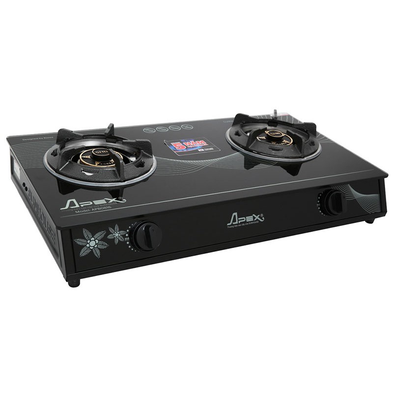 Bếp gas đôi Apex APB0816 Chính hãng trưng bày + tặng dây gas