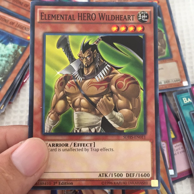 [Thẻ bài yugioh] Elemental Hero Wildheart - SDSH-EN011