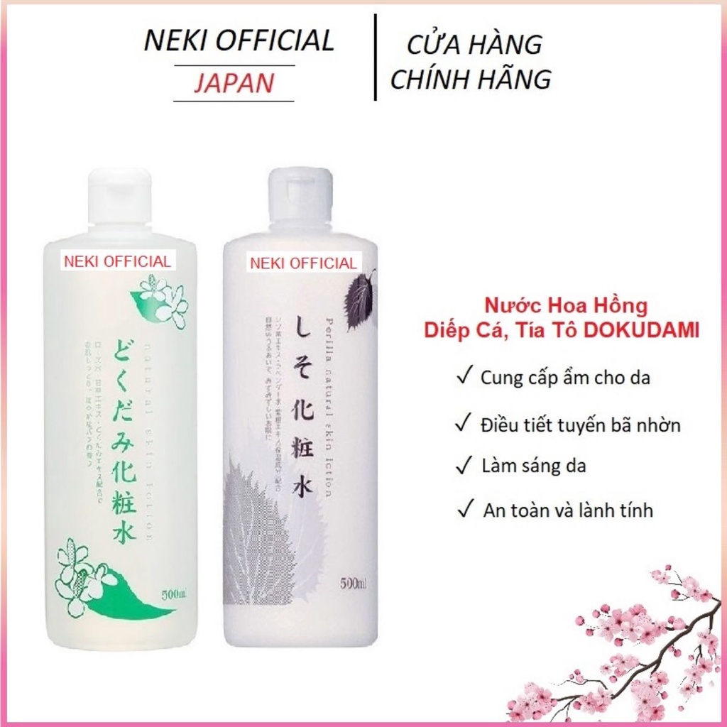 Nước Hoa Hồng Diếp Cá, Tía Tô DOKUDAMI Nhật Bản