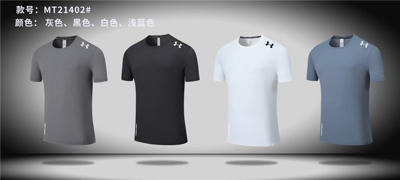 UNDER ARMOUR Áo Thun Thể Thao Under Armor Thoáng Khí Nhanh Khô Co Giãn Thoải Mái Cho Nam