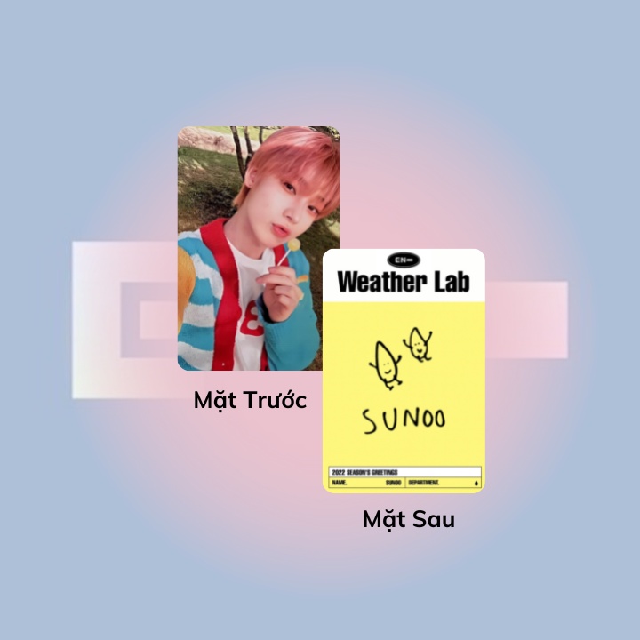 SET 7 CARD 2022 SEASON’S GREETINGS ENHYPEN - UNOFFICIAL