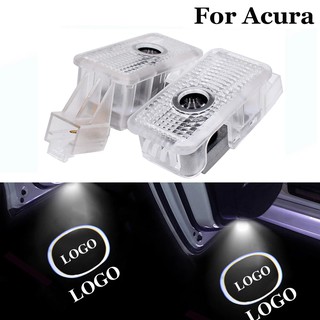 2 đèn led chiếu logo gắn cửa xe hơi cho acura mdx rlx zdx tlx