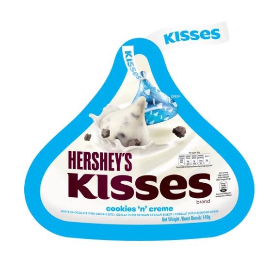 Kẹo socola Hershey's Kisses Cookies 'n Creme 146g