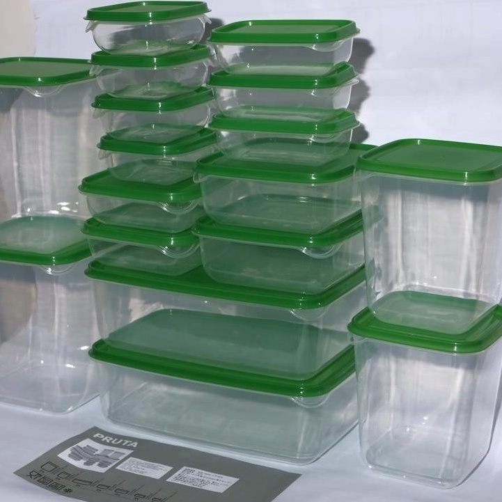 Bộ hộp 17 Món IKEA - Hộp Nhựa Đựng Thực Phẩm Tủ Lạnh, Lò Vi Sóng, Đựng Cơm, Bảo Quản Thức Ăn, Hộp Trữ Đông Đồ Ăn Tiệnlợi