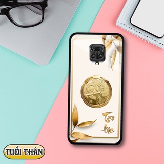 Ốp lưng kính 3D 12 con giáp - Xiaomi Redmi Note 9s/ Note 9 pro