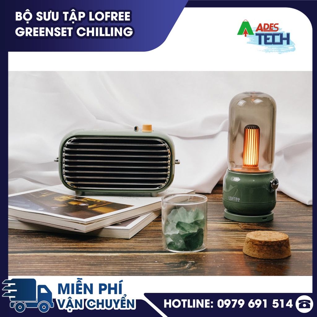 Bộ sưu tập Lofree Greenset Chilling - Đèn Chilling Lofree/Loa Bluetooth Lofree/Hộp Đá Thơm Aroma