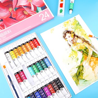Bộ Màu Nước Tuýp Gouache BAOKE