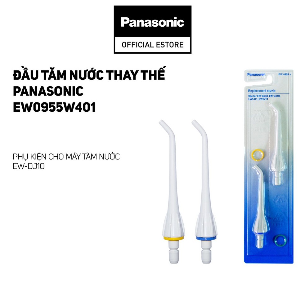 [MÃ COSPANA5 GIẢM 10% ĐƠN 600K] Đầu Tăm nước Thay Thế Panasonic EW0955W401 – Phụ kiện cho máy tăm nước EW-DJ10